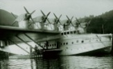 1931 - Il Dornier Do X in visita all'Idroscalo di Como